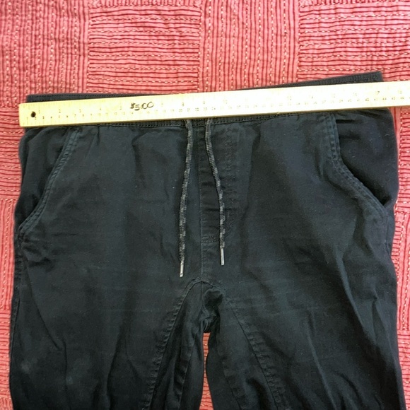 Split brand men’s large Black Jogger cotton pants with drawstring waist - Picture 10 of 15